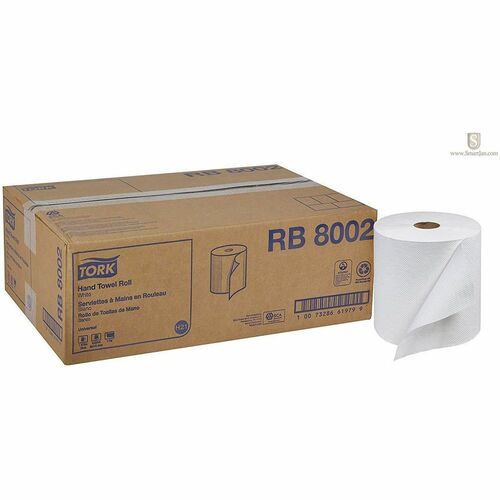 Towel, Roll, Universal, 800 Foot White 6/CT