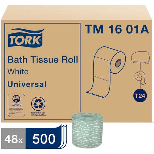 Toilet Paper, 2 Ply, White 48/CT