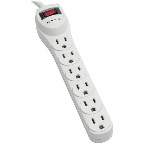 Protector, Surge, 6 Outlets, 2 Foot, Gray