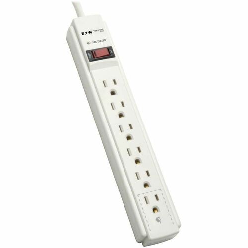 Protector, Surge, 6 Out, 6 Foot, Gray