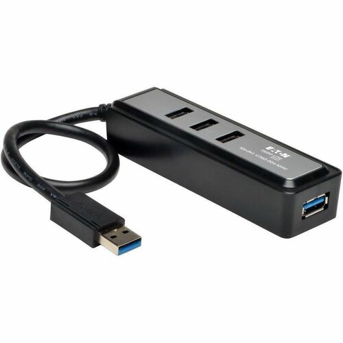 USB, Hub, 4 Port 3.0, Black