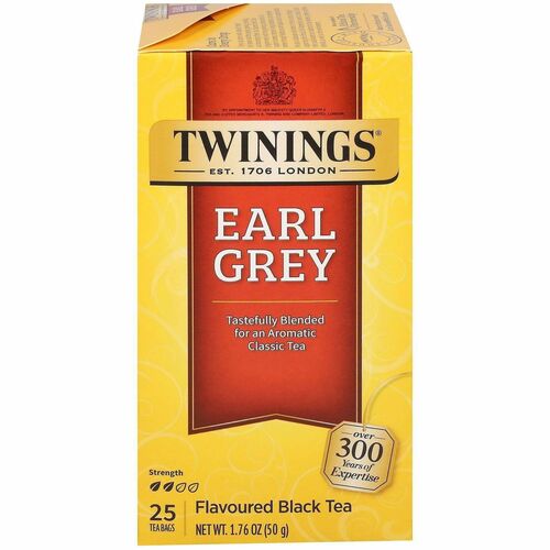 Black Tea, Earl Grey, 1.76 oz, Natural 25/BX
