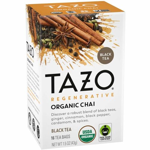 Tea, Tazo, Organic, Chai, 16 Bag 6/CT