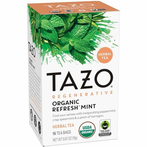 Tea, Tazo, Organic, Mint, 16 Bag 6/CT