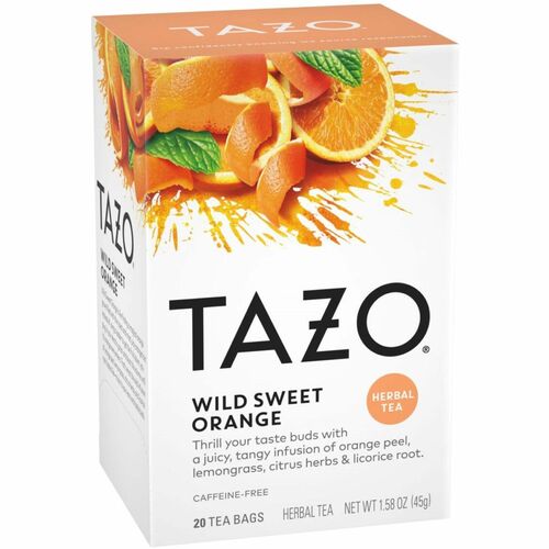 Tea, Tazo, Wild Sweet Orange, 20 Bag 6/CT