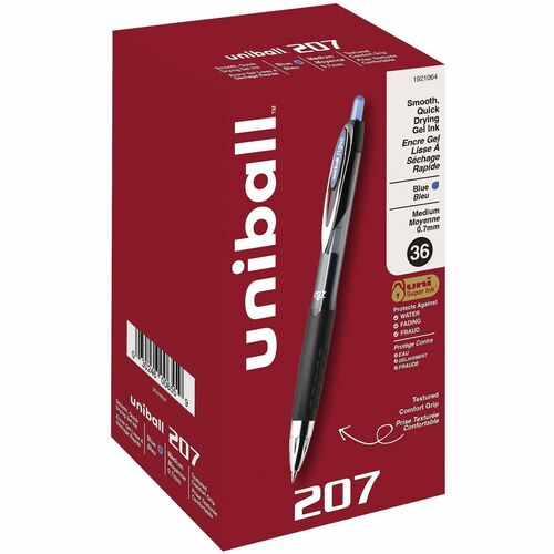Pen, 207, Retractable, 0.7 Millimeter, Blue 36/PK