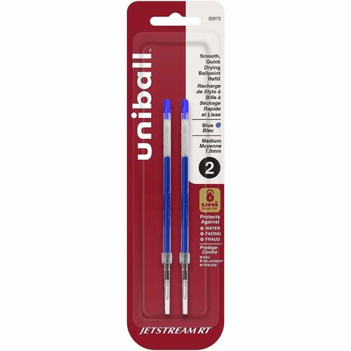 Refill, Jetstream Retractable, 1.0, Blue, 2 Pack 2/PK