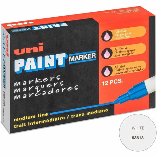 Marker, Uni-Paint, Oil, Medium, Wet 12/DZ