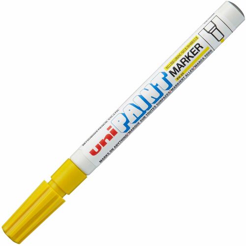 Marker, Unipaint, Oil, Fine, Yellow