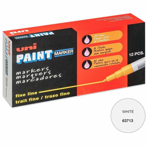 Marker, Unipaint, Oil, Fine, White