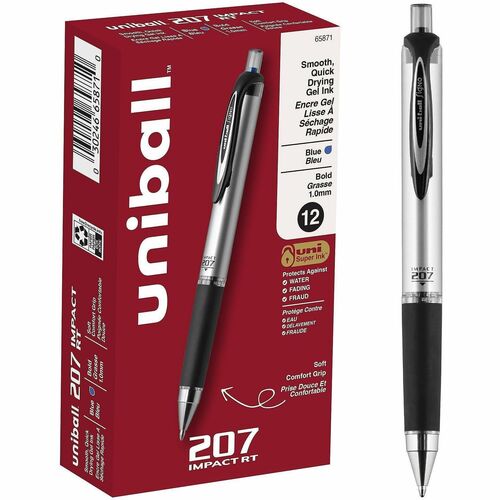 Pen, Gel, 207 Impact, Retract, Blue 12/DZ