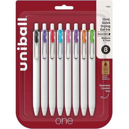 Pen, Ub One, 0.7 Millimeter, Asst 8/PK