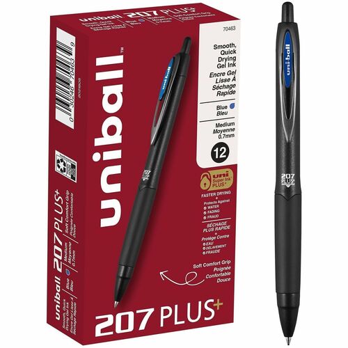 Gel Pen 207PL 0.7 Millimeter Blue 12/DZ