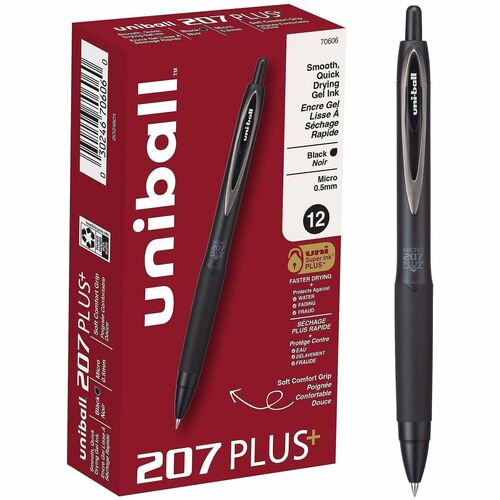 Pen, 207+Plus 0.5mm Black 12/DZ