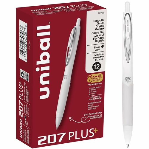 Pen, 207 Plus White Barrel Dozen 12/DZ