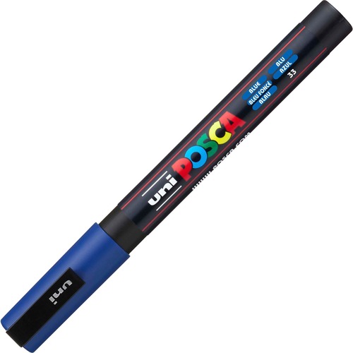 Marker, Fine Point, Blue 6/PK