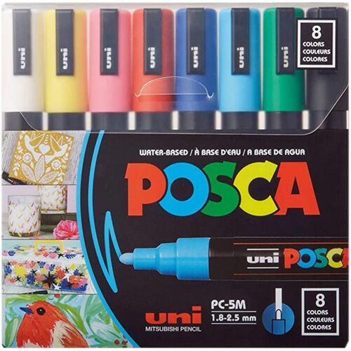 Marker, Med Point, Ast 8/PK