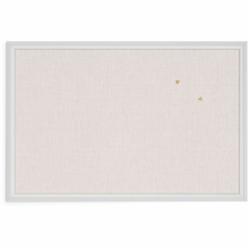 Board, Linen, Cork, 30x20, White