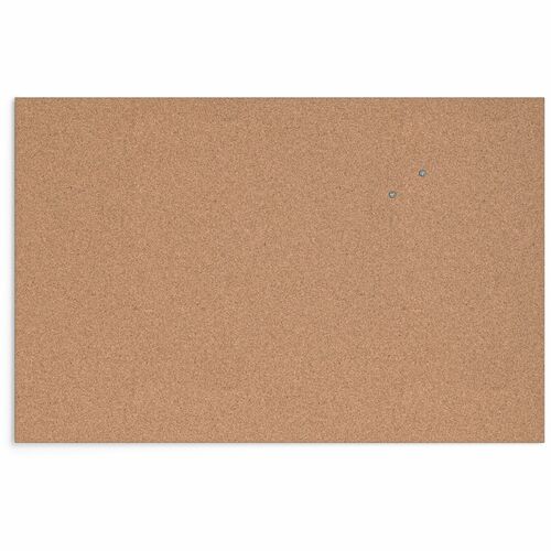 Cork Board, Canvas, Frameless, 36" x 7/10" x 24", Natural