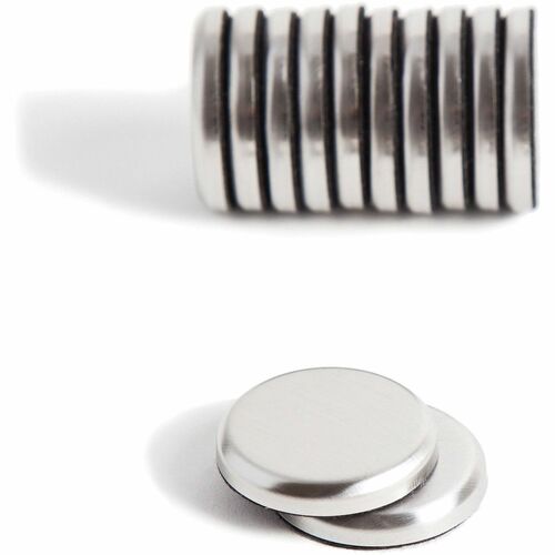 Magnet, Rare Earth, Brushed Metal 12/PK