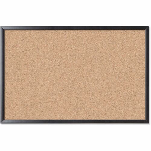 Board, Cork, 36x24, Black Wood Frame