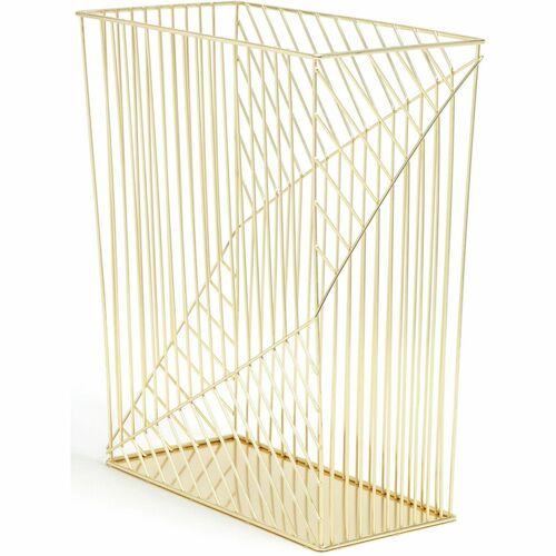 Wastebasket, Vena, Gold