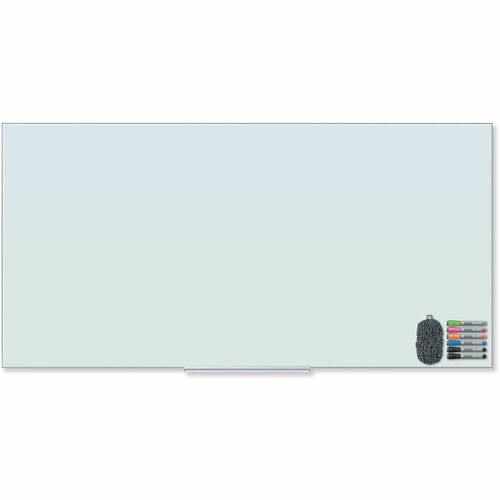 Board, Dry Erase, Magnetic, Floating, Glass, 72x36