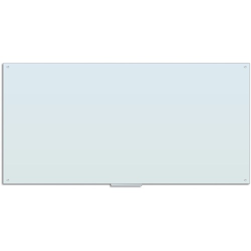 Board, Dry Erase, Magnetic, Glass, 96x48, Frameless