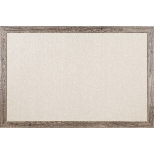 Bulletin Board, Linen, 36"Wx24"H, Rustic/Natural