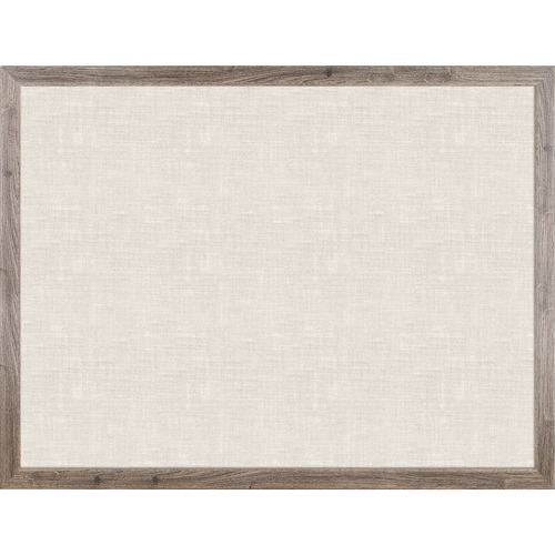 Bulletin Board, Linen, 48"Wx36"H, Rustic/Natural