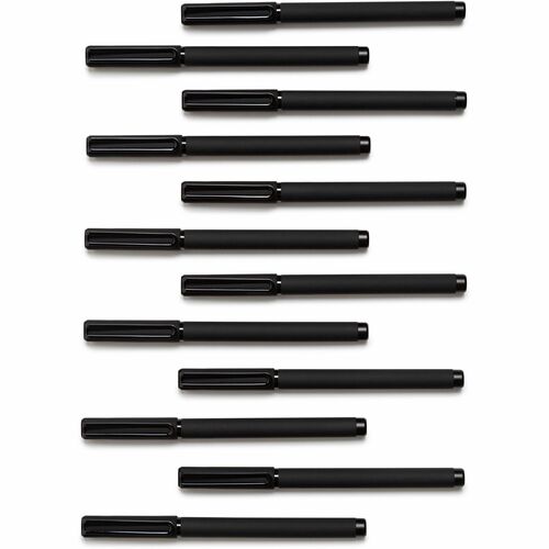 Pens, Porous, CATLNA, Black 12/PK