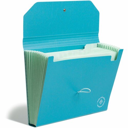 File, Expanding, 13 Packet, UECO, Blue