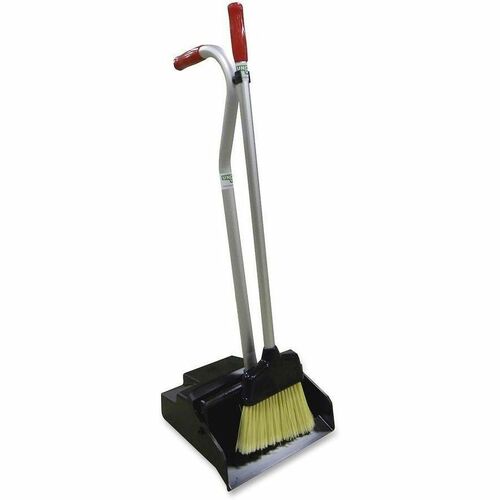 Dustpan, With Broom, Black