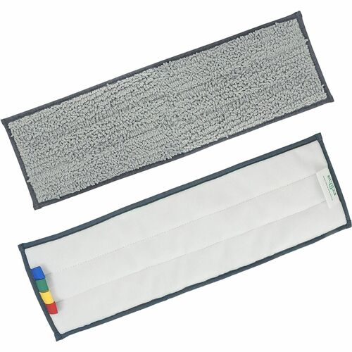 Cleaning Pads, For Floor, Excella, Microfiber, 20", Gray 5/CT