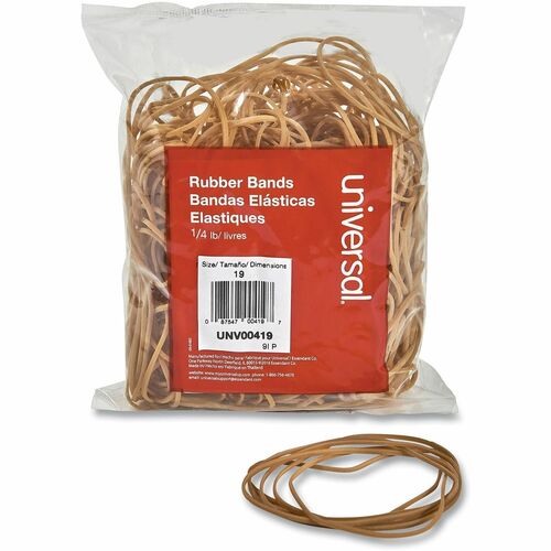 Rubber Bands, Size 19, 1/4 lb 310/PK