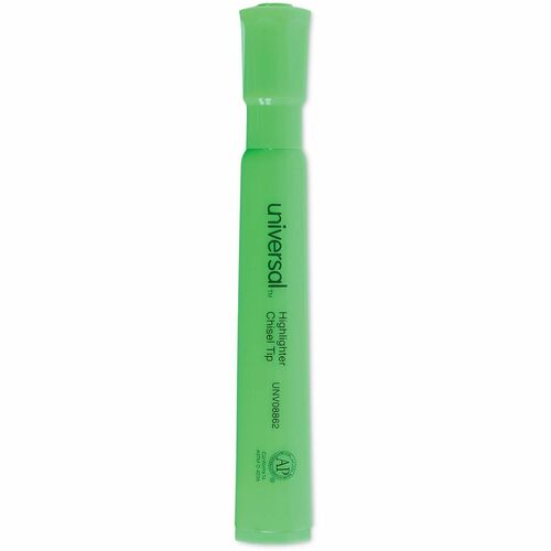 Highlighter, Desk, Fluorescent Green 12/DZ