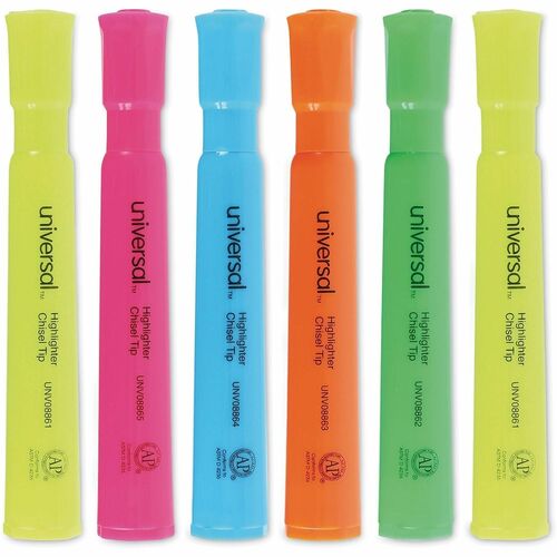 Highlighter, Desk, 12 Each, Assorted 12/ST