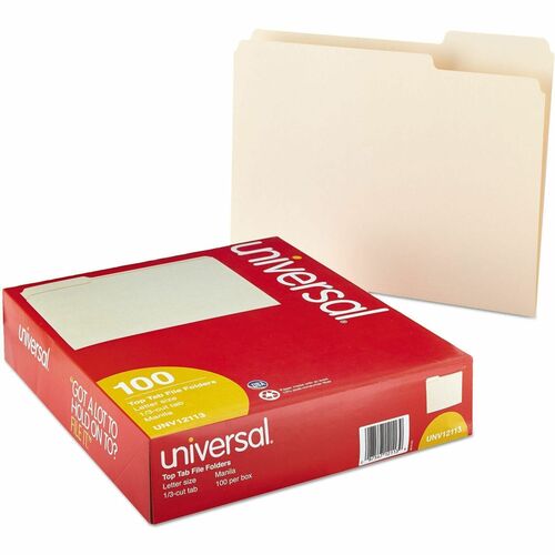 Folder, MLA, 1/3 Cut Letter 100/BX