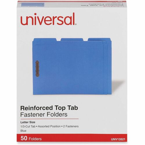 Folder, 2 Fastener, Letter, 50, Beige 50/BX