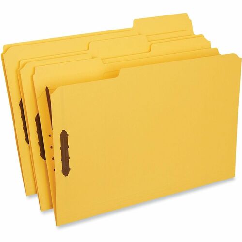 Folder, 2 Fastener, Legal, 50, Yellow 50/BX