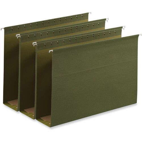 Folder, Hang, Box 3" Expanding, Legal Green 25/BX