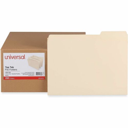 File, Folder, Letter, 250 Count, Manila