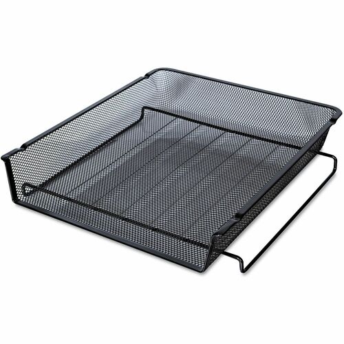 Tray, Mesh, Letter, Black