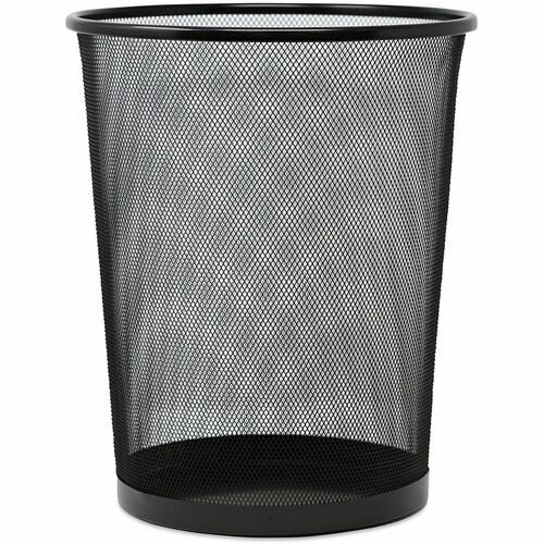 Wastebasket, Metal, Mesh, Black