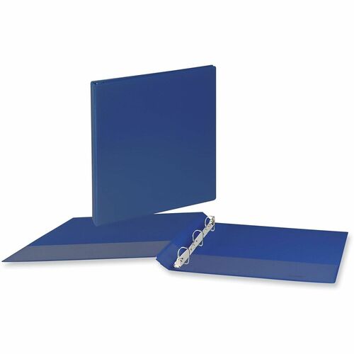 Binder, View, D-Ring, 1", Navy Blue