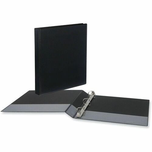 Binder, D-Ring, 1", Black 12/CT