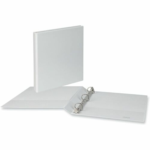 Binder, D-Ring, 1", White 12/CT