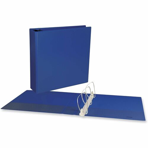 Binder, View, D-Ring, 2", Navy Blue