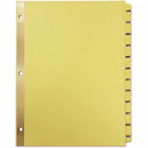 Index, Binder, Letter, Jan-Dec 12/ST