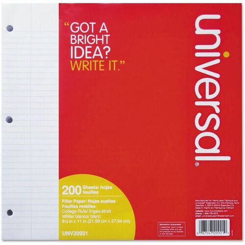 Sheet, Filler, 11x8.5 200/PK